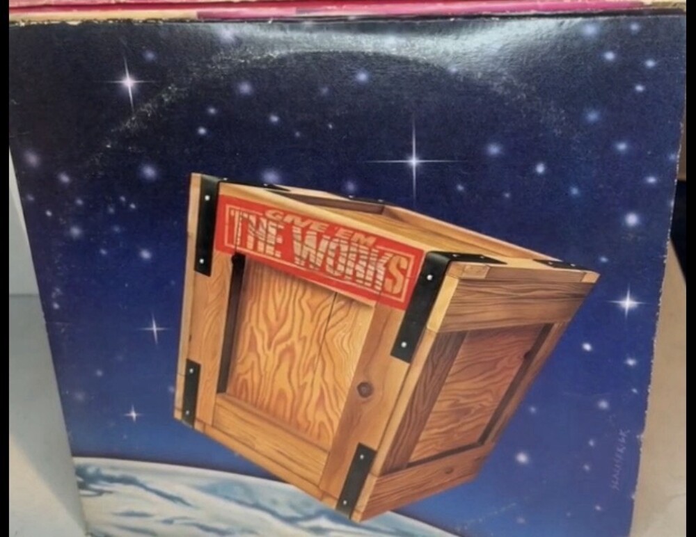 "Give ‘Em The Works" Warner Brothers Compilation Vinyl Record 2LP Black Sabbath